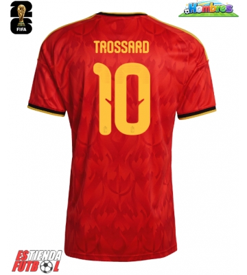 Bélgica Leandro Trossard #10 Primera Equipación Mundial 2026 Manga Corta
